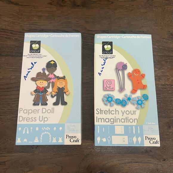 Cricut Provo Craft 2 Shapes Cartridges Bundle Scrapbooking, Art and Crafts - Picture 4 of 7